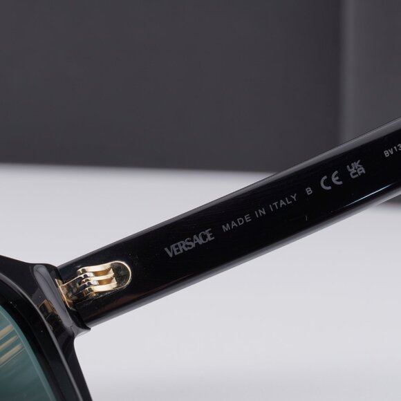 Versace VE4486F GB1/87 Square Sunglasses – Shiny Black/Dark Grey - Picture 8 of 10